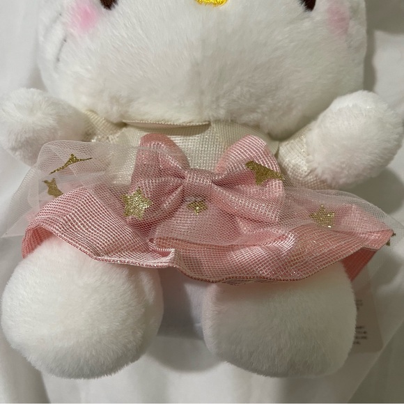 Hello Kitty Cute White and Pink Plush Toy - Picture 6 of 7